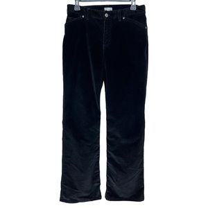 J. Jill Black Stretch Corduroy Bootcut Pants Size 8